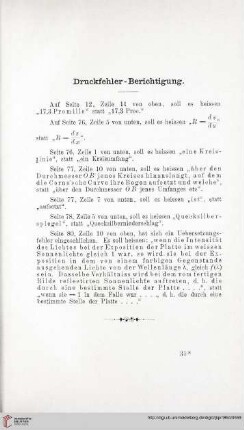 Druckfehler-Berichtigung