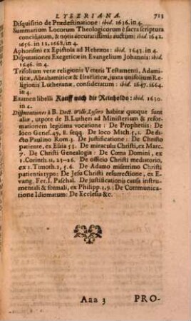 Memoriae Theologorum Nostri Seculi Clarissimorum Renovatae Decas ..., 6