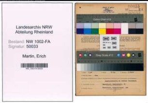 Entnazifizierung Erich Martin, geb. 24.05.1907 (Metzger)