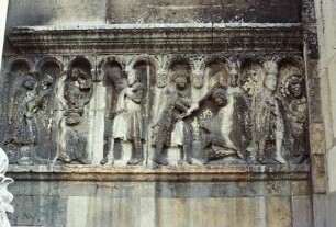 Reliefzyklus mit Szenen aus der Genesis — Die Geschichte von Kain und Abel