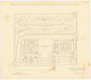 Garten Denker, Drolshagen: Vorentwurf Lageplan 1:100