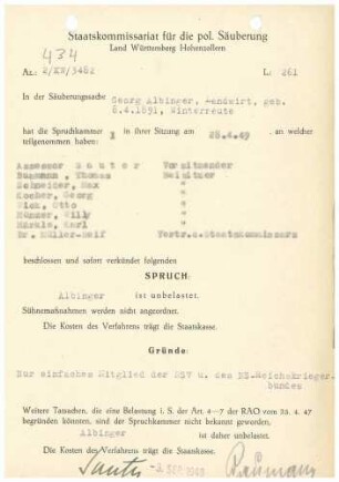 Albinger, Georg