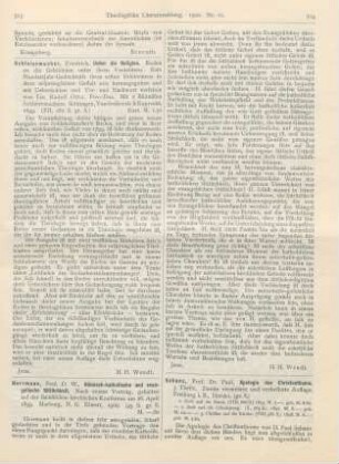 313-314 [Rezension] Herrmann, Wilhelm, Römisch-katholische und evangelische Sittlichkeit
