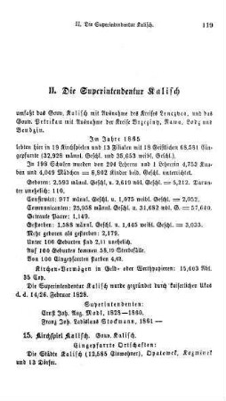 II. Superintendentur Kalisch