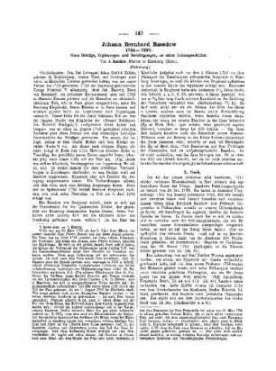 Johann Bernhard Basedow 1724-1790 : (Fortsetzung)