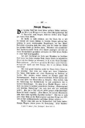Adolph Wagner