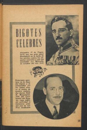Bigotes célebres - [Ilustración]