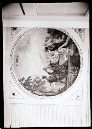 Stiftskirche; Deckenbild (Mesner?)