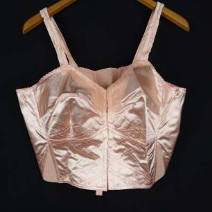 Gescha Büstenhalter rosa Satin