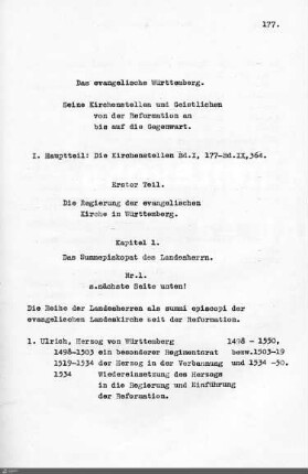 Das Summepiskopat des Landesherren