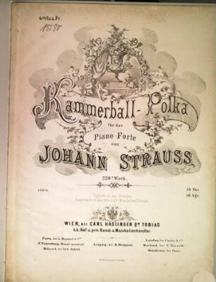 Kammerball-Polka : für das Piano-Forte ; 230s Werk