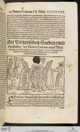 Der Vngerischen Sachen vnnd Geschichten, des Andern Teils, das nündt Buch