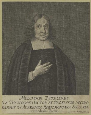 Bildnis des Melchior Zeidlerus