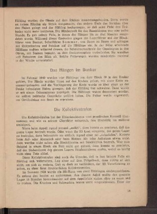 Das Hängen im Bunker