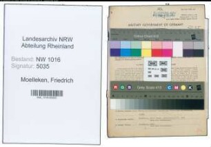 Entnazifizierung Friedrich Moelleken , geb. 15.06.1888 (Landwirt)