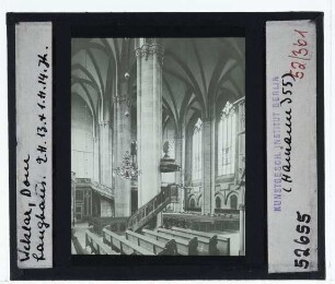 Wetzlar, Dom : Blick ins Langhaus