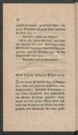 Von einem klugen Schwaben