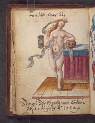 Stenzel Schilling, [Nürnberg], 1582-08-30: Sentenz (lat.), Us.