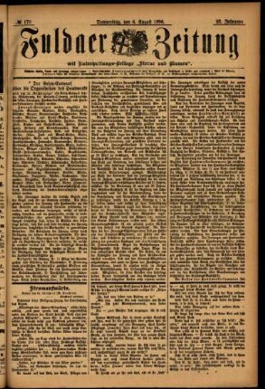 Ausgabe vom Donnerstag, den 06. August 1896.