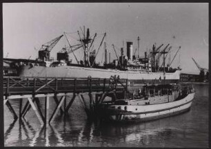 Hafenszene in Hamburg