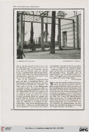 Wochenend-Haus eines Musikers