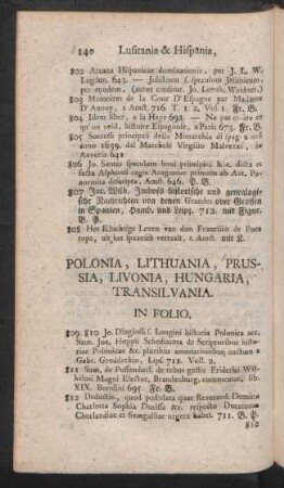 Polonia, Lithuania, Prussia, Livonia, Hungaria, Transilvania