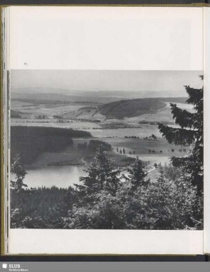 Blick vom Bärenstein auf die Talsperre Cranzahl