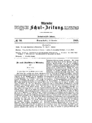 Die neueste Schul- Reform in Württemberg : (Schluß)