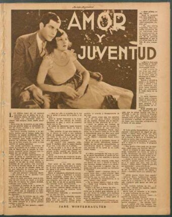 Amor y juventud