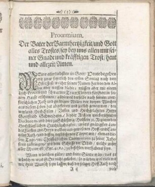 Proœmium.