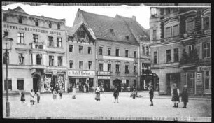Sagan. Markt und Hotel z. Deutschen Hause