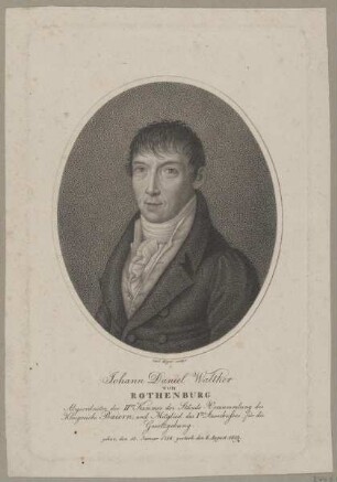 Bildnis des Johann Daniel Walther von Rothenburg