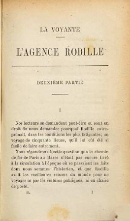 La voyante, 4. L'agence Rodille