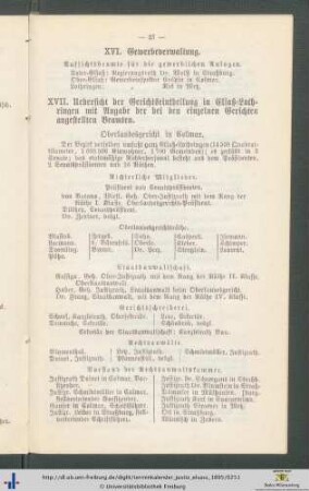 XVI. Gewerbeverwaltung.
