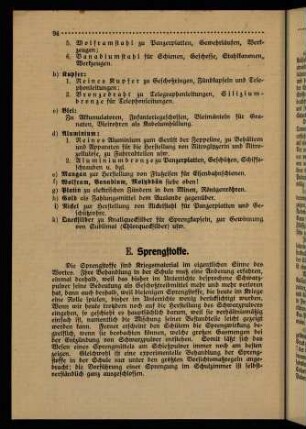 94-101, E. Sprengstoffe