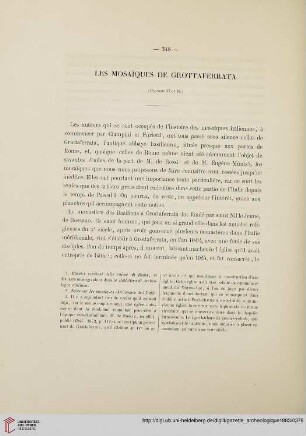 Les mosaïques de Grottaferrata