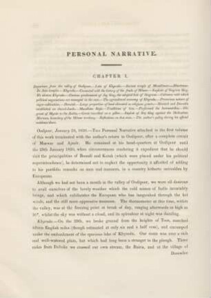 Personal narrative