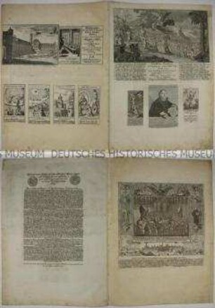 Albumblatt (1) zum 200. Jahrestag der Augsburger Konfession