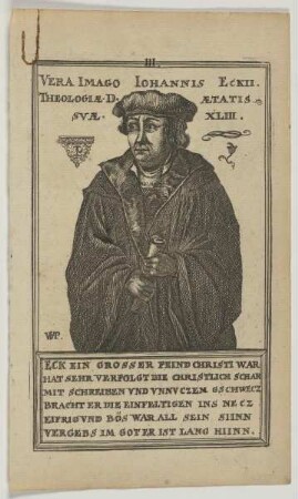 Bildnis des Iohannes Eckius
