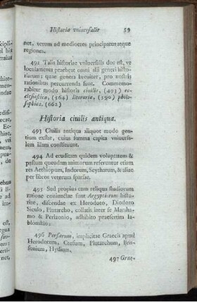 Historia ciuilis antiqua.
