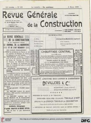 No. 105 (5 Mars 1908)