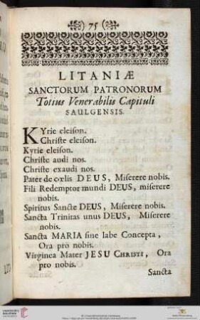 Litaniae