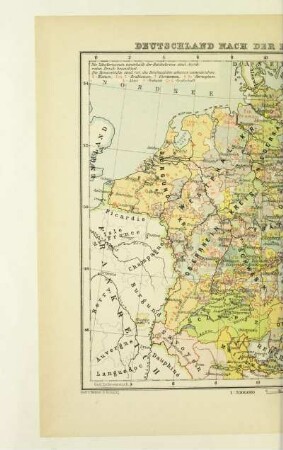 Deutschland nach der Kreiseinteilung (XVI. Jahrht.)