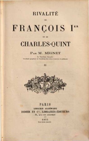 Rivalité de François Ier et de Charles-Quint, 2