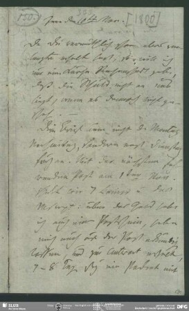 Eigenh. Brief von Friedrich von Schlegel an August Wilhelm von Schlegel, Jena, 10.11.1800