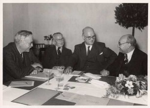 Südweststaatkonferenz in Wildbad am 12. Oktober 1950