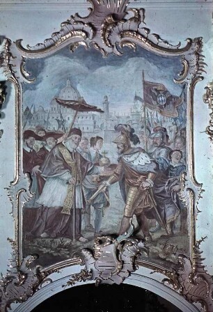 Heinrich trifft Papst Benedikt VIII. in Rom