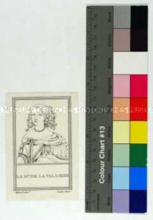 Porträt der Französin Louise Duchesse de La Vallière Mätresse von Ludwig XIV.