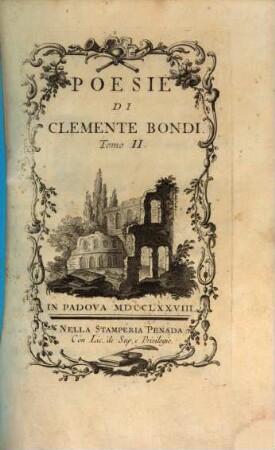 Poesie Di Clemente Bondi, 2