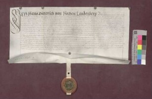 Hans Dietrich von Hohenlandenberg übernimmt vom Kloster St. Gallen das Schloß Schneeburg mit dem Bauhof und der Vogtei zu Ebringen, Talhausen und Berghausen als Mann- und Stammlehen.